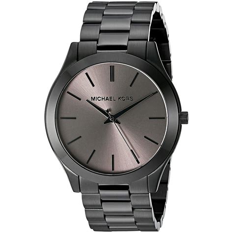 michael kors men's blake stainless steel quartz watch|michael kors black tones.